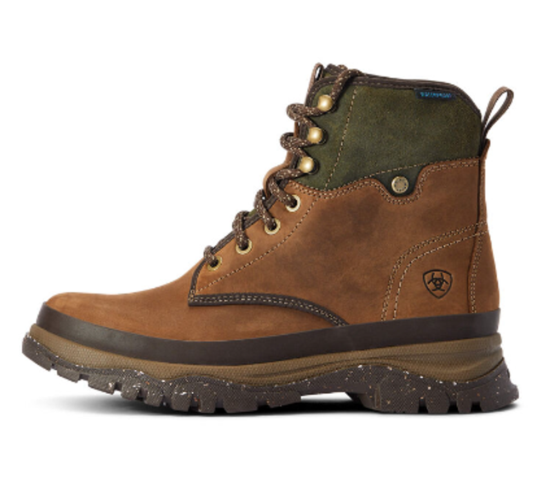 Ariat Womens Moresby Waterproof Boot Oily Distressed Brown-1